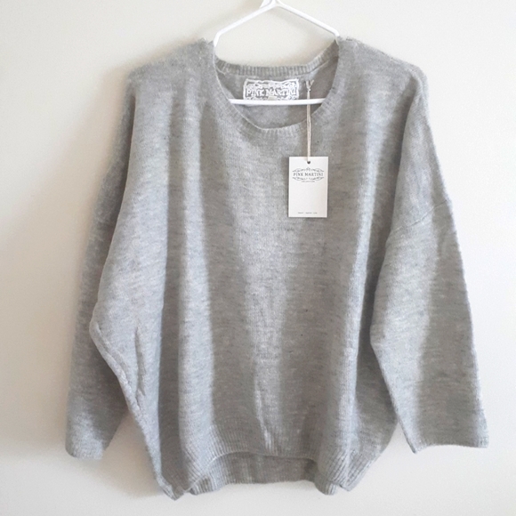Pink Martini Grey Sweater - Picture 1 of 11